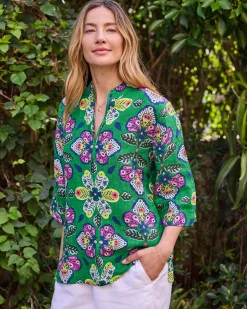 Adele Tunic in Kaleidoscope Wings