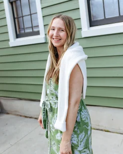 Alma Dress in Heron Landing