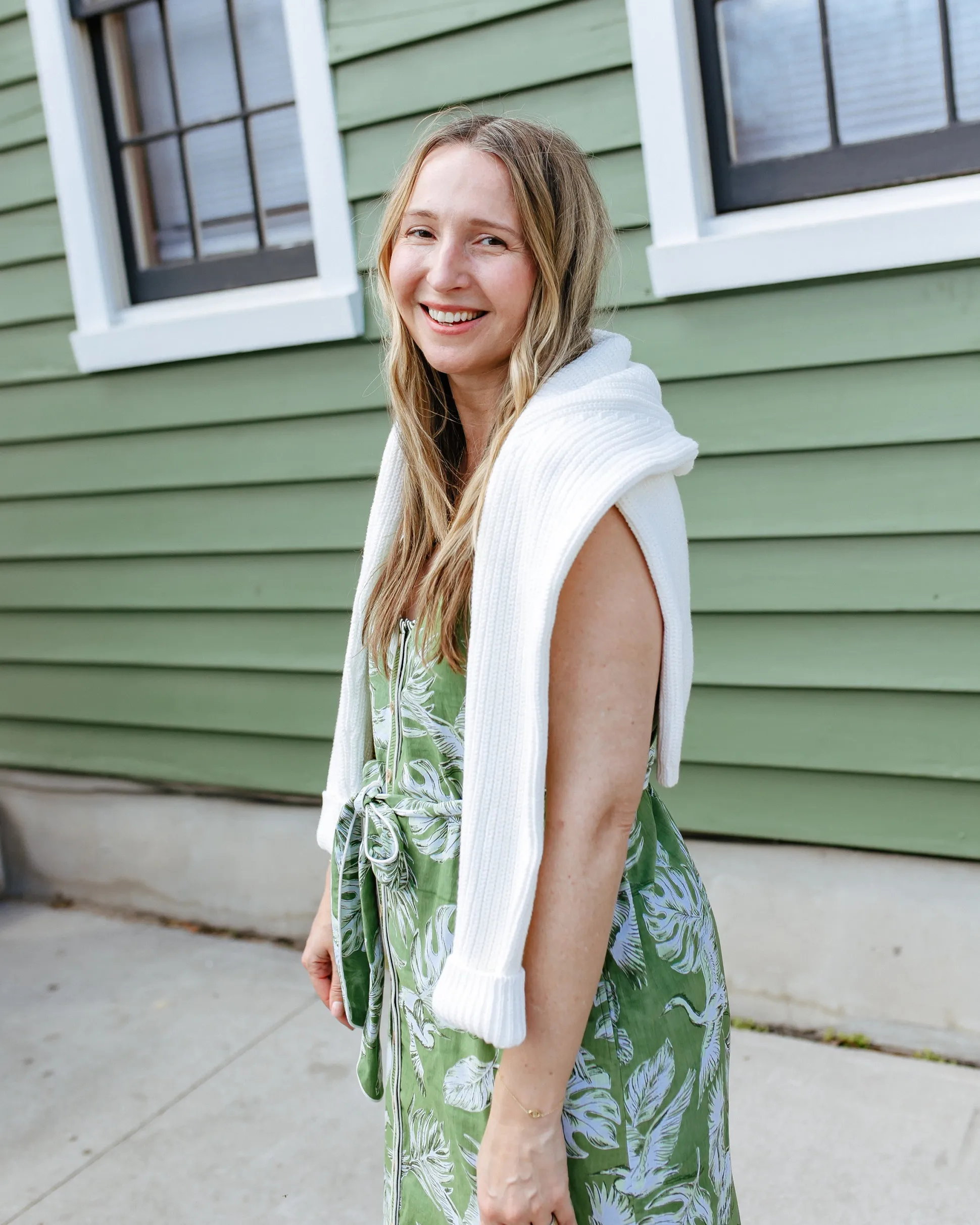 Alma Dress in Heron Landing