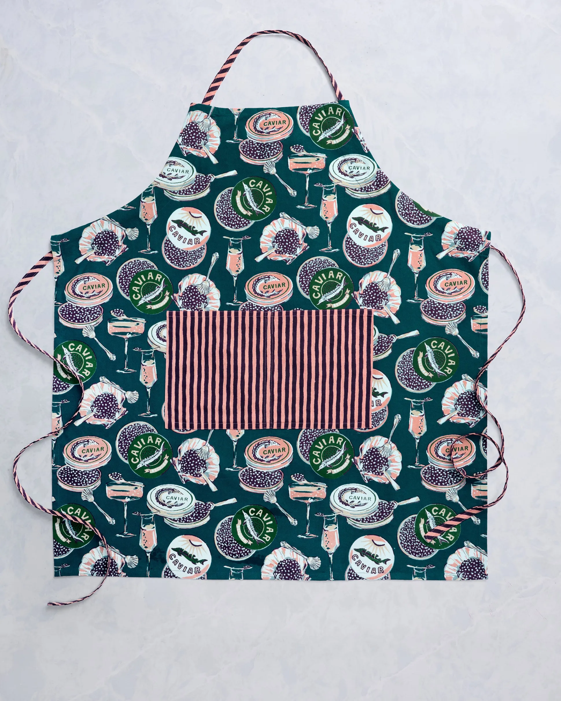 Apron in Champagne & Caviar