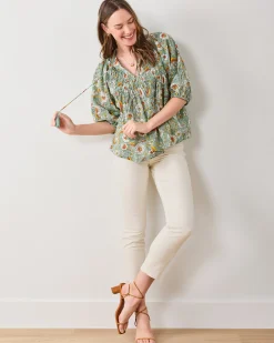 Artifact Blouse in India Bloom