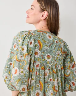 Artifact Blouse in India Bloom