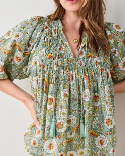 Artifact Blouse in India Bloom