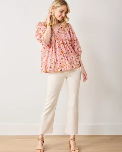 Artifact Blouse in India Bloom
