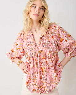 Artifact Blouse in India Bloom