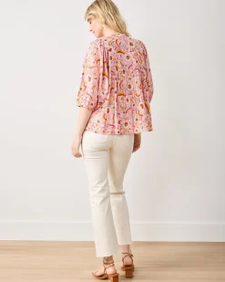 Artifact Blouse in India Bloom