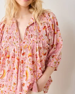 Artifact Blouse in India Bloom
