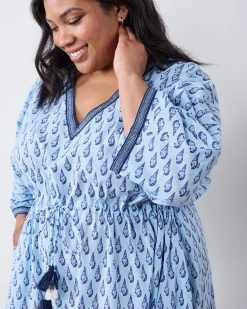 Atlantic Caftan in Conch Cascade