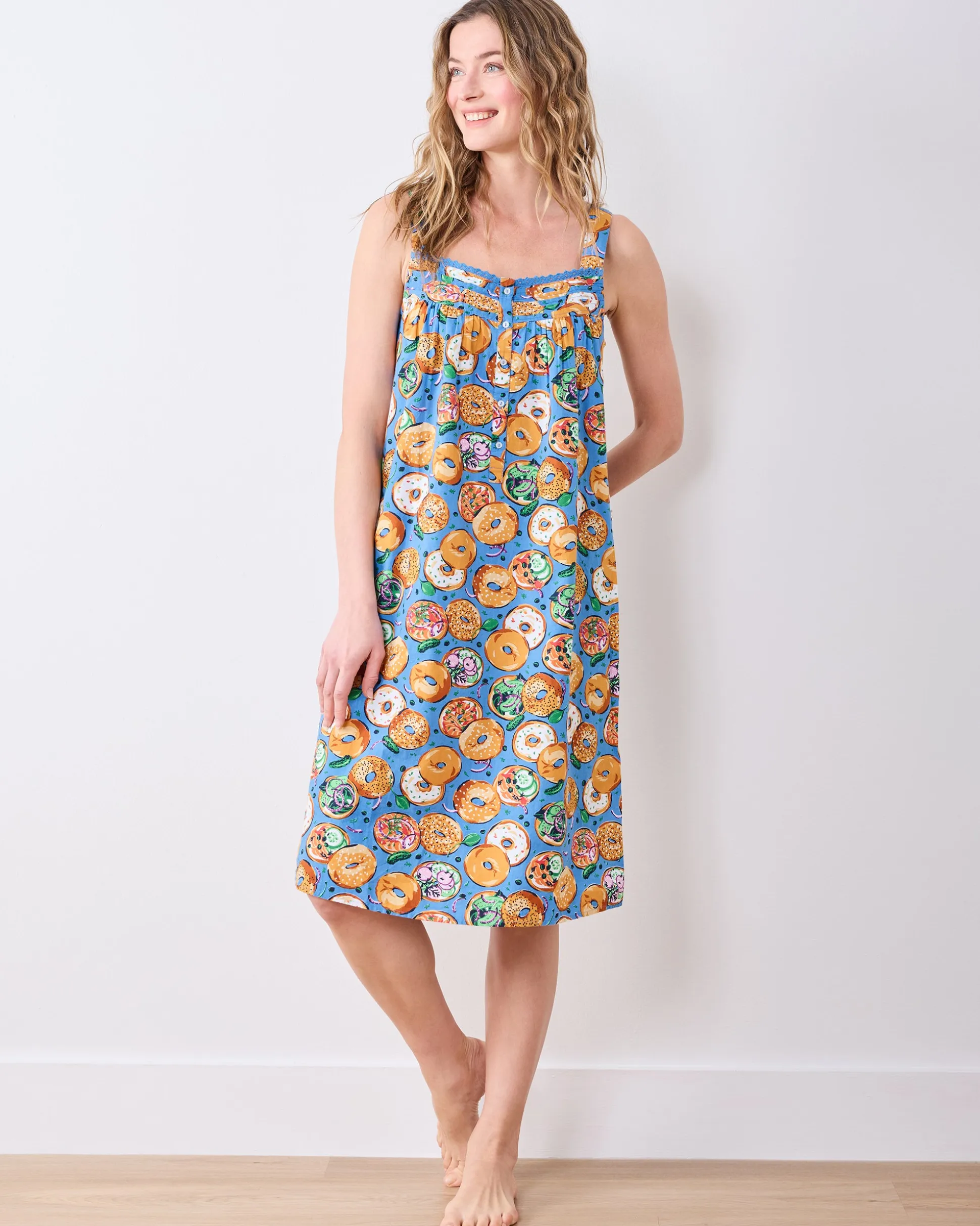 Back To Bed Nightgown in Bagels & Schmear
