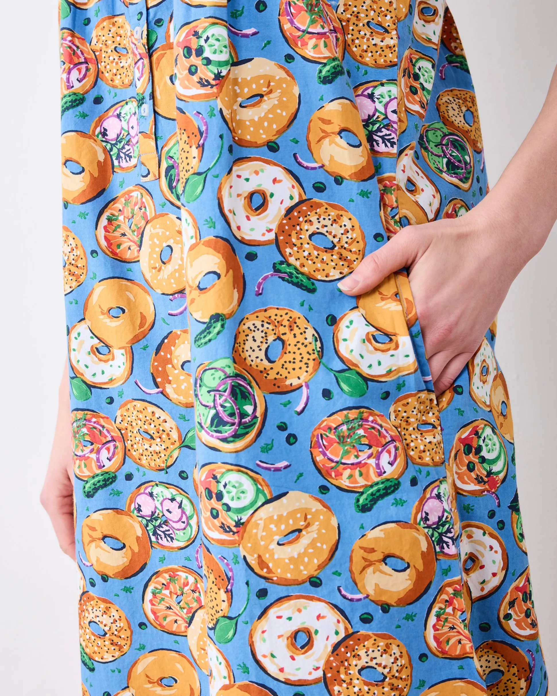 Back To Bed Nightgown in Bagels & Schmear