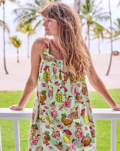 Back to Bed Nightgown in Paradise Punch
