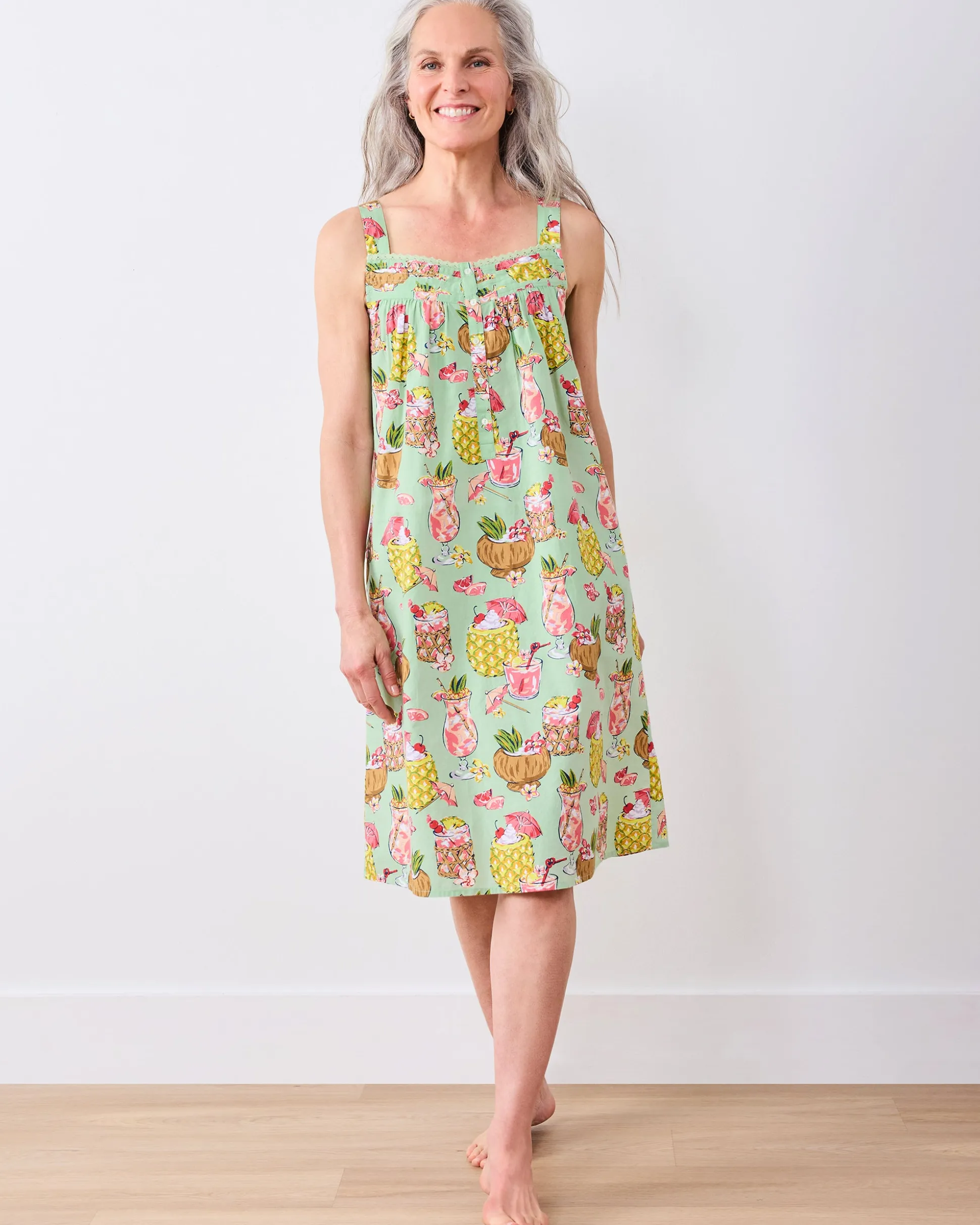 Back to Bed Nightgown in Paradise Punch