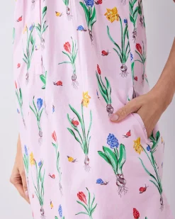 Back To Bed Nightgown in Tulip Trail