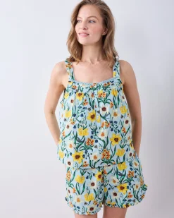 Back To Bed Short Set in Dreamy Daffodil