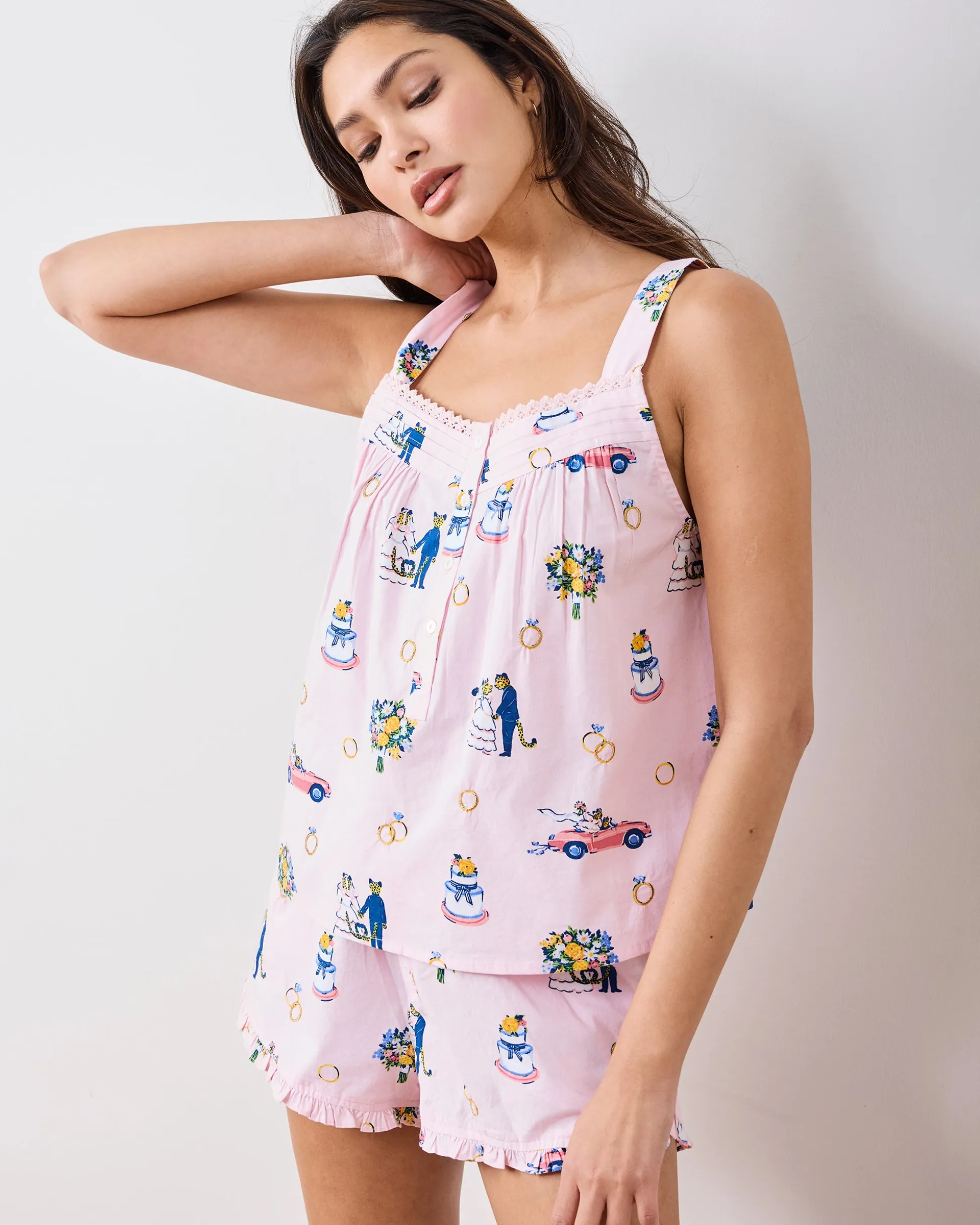 Back to Bed Short Set in Happily Ever After