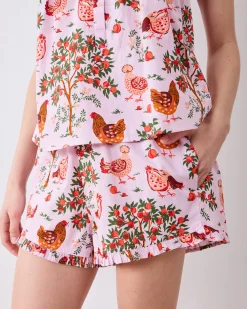 Back to Bed Short Set in Hen House