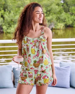 Back to Bed Short Set in Paradise Punch