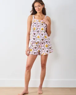 Back To Bed Short Set in Sweet Bee