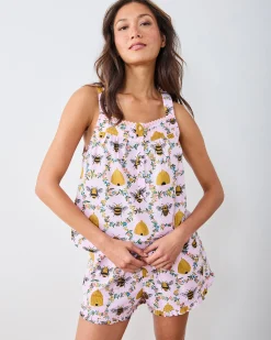 Back To Bed Short Set in Sweet Bee