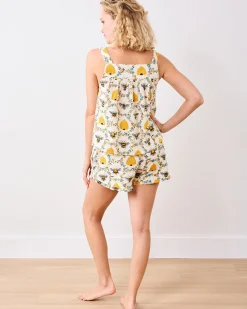 Back To Bed Short Set in Sweet Bee