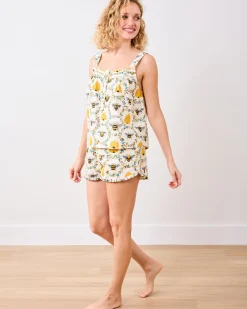 Back To Bed Short Set in Sweet Bee