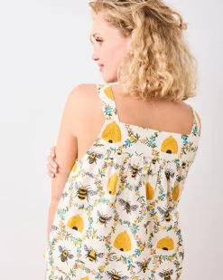 Back To Bed Short Set in Sweet Bee