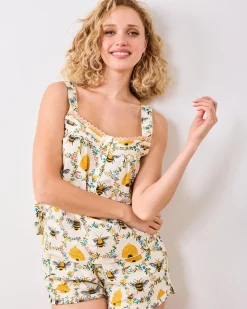 Back To Bed Short Set in Sweet Bee