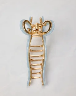 Ballet Bow Acetate Claw Clip in Solar Eclipse