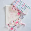 Bam! Let's Mahjong in Grandmillennial Mahjong Tiles With Mat & Shufflers