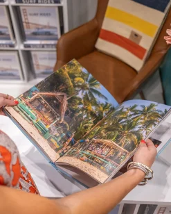 Beach Bum Coffee Table Book in Blue