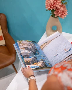Beach Bum Coffee Table Book in Blue