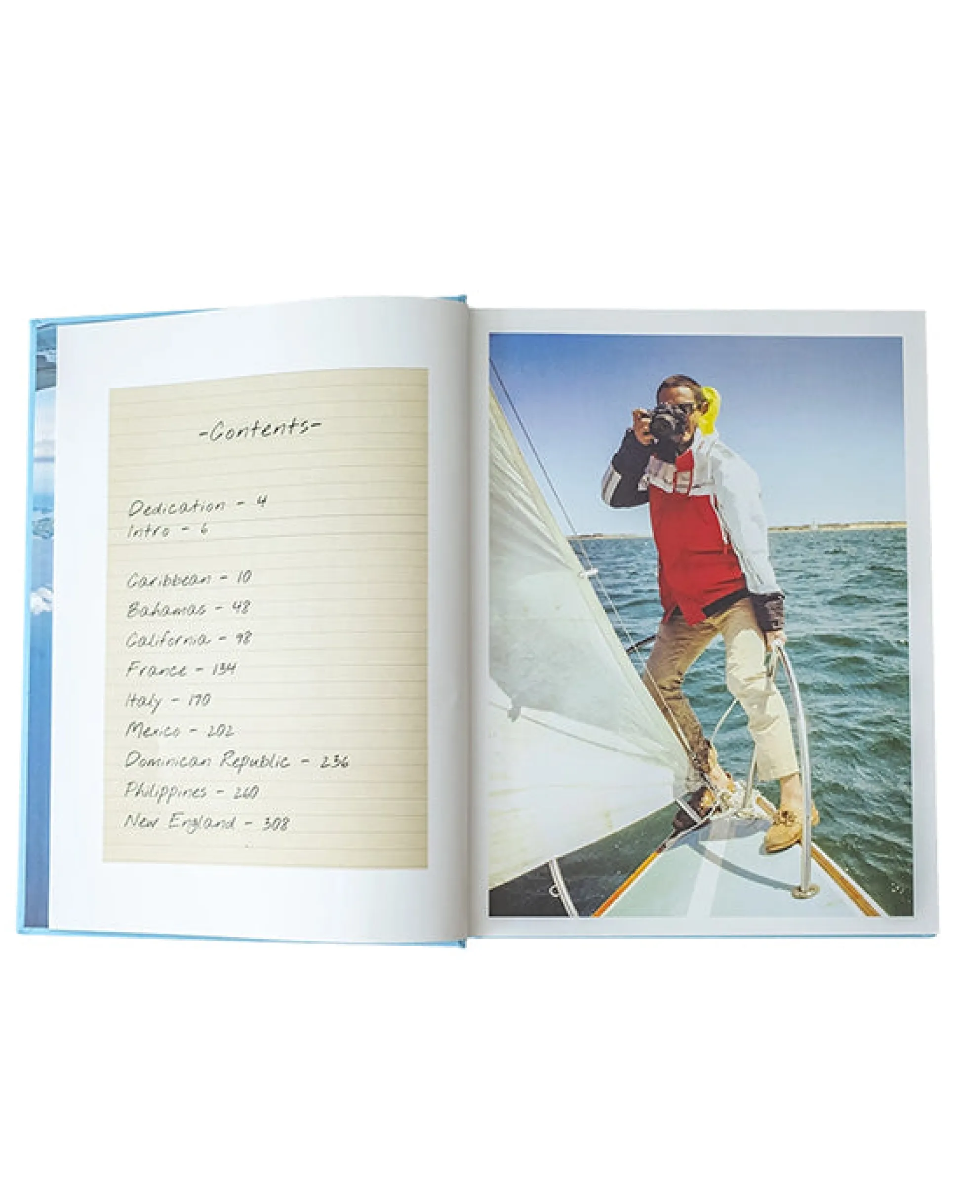 Beach Bum Coffee Table Book in Blue