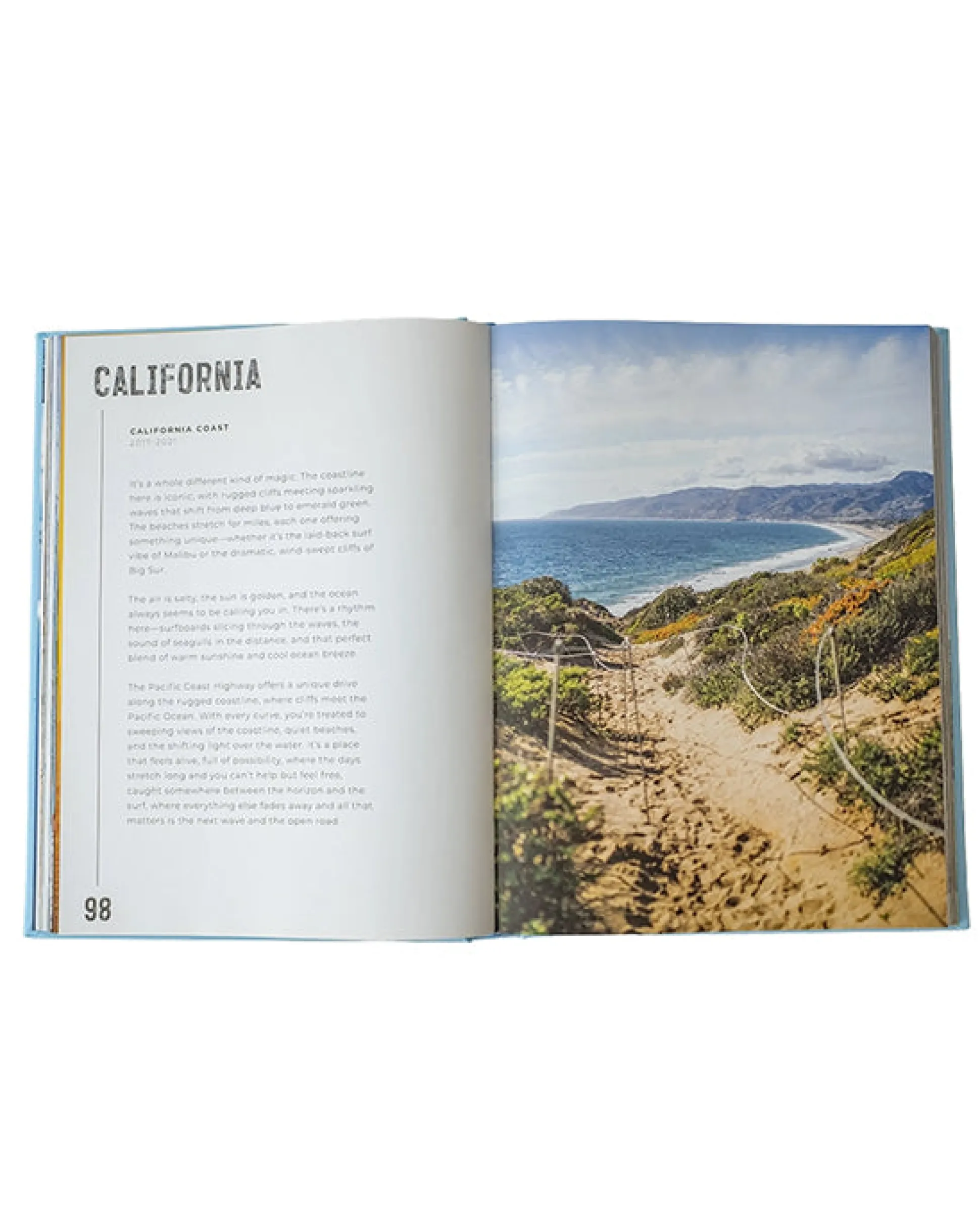 Beach Bum Coffee Table Book in Blue