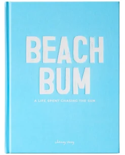 Beach Bum Coffee Table Book in Blue