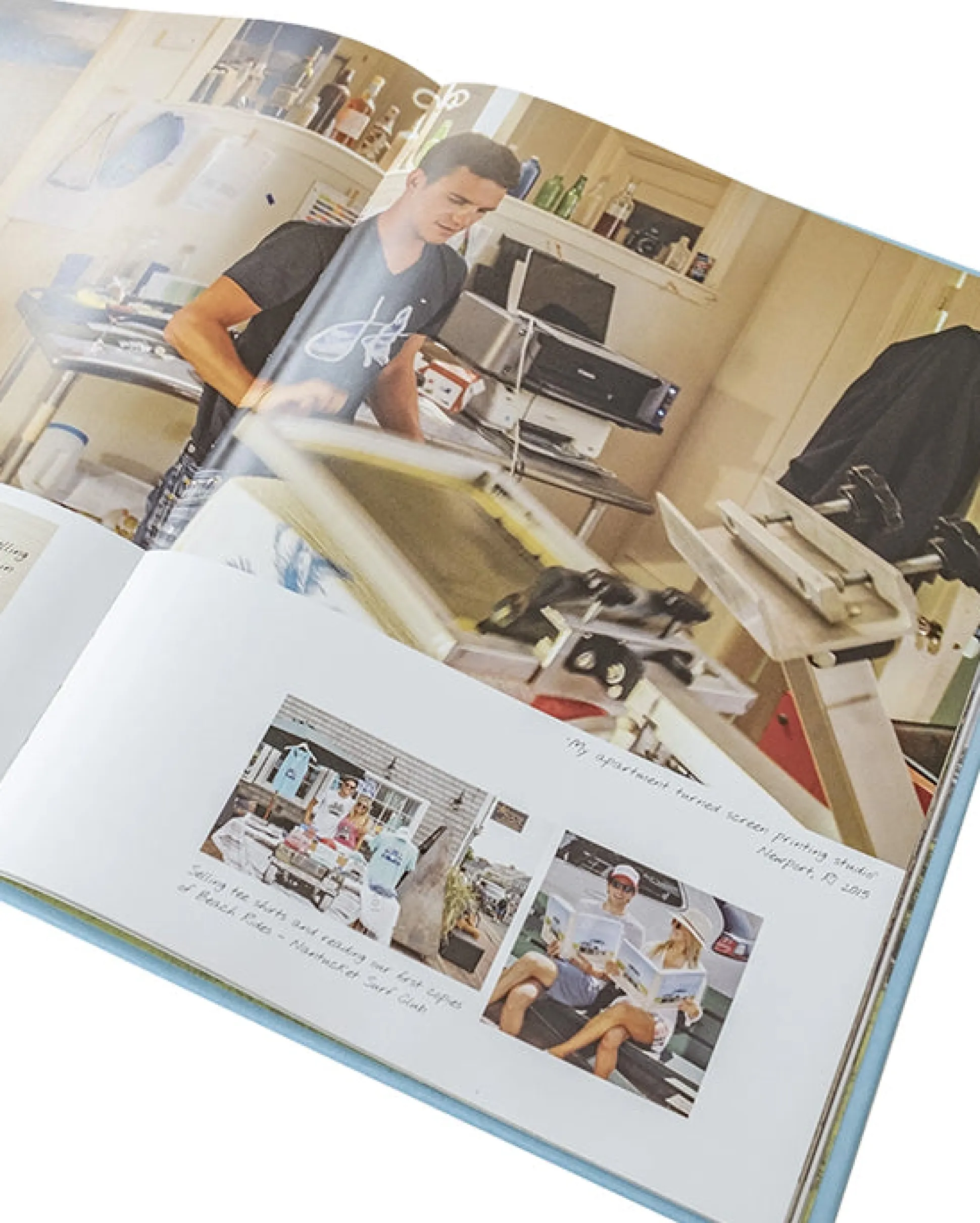Beach Bum Coffee Table Book in Blue