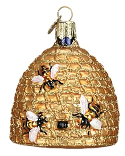 Bee Ornament in Gold