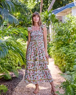 Billie Dress in Passion Vine