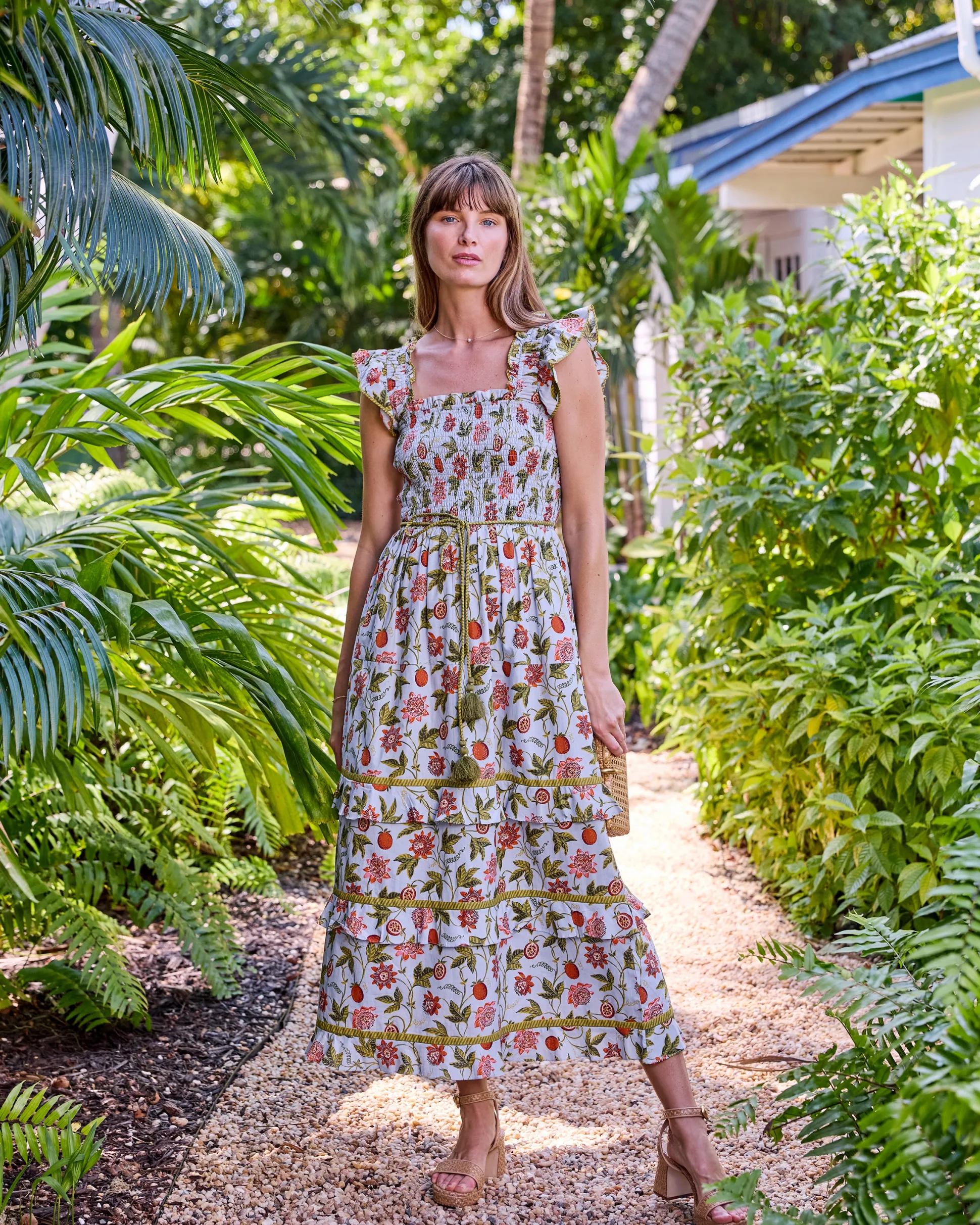 Billie Dress in Passion Vine