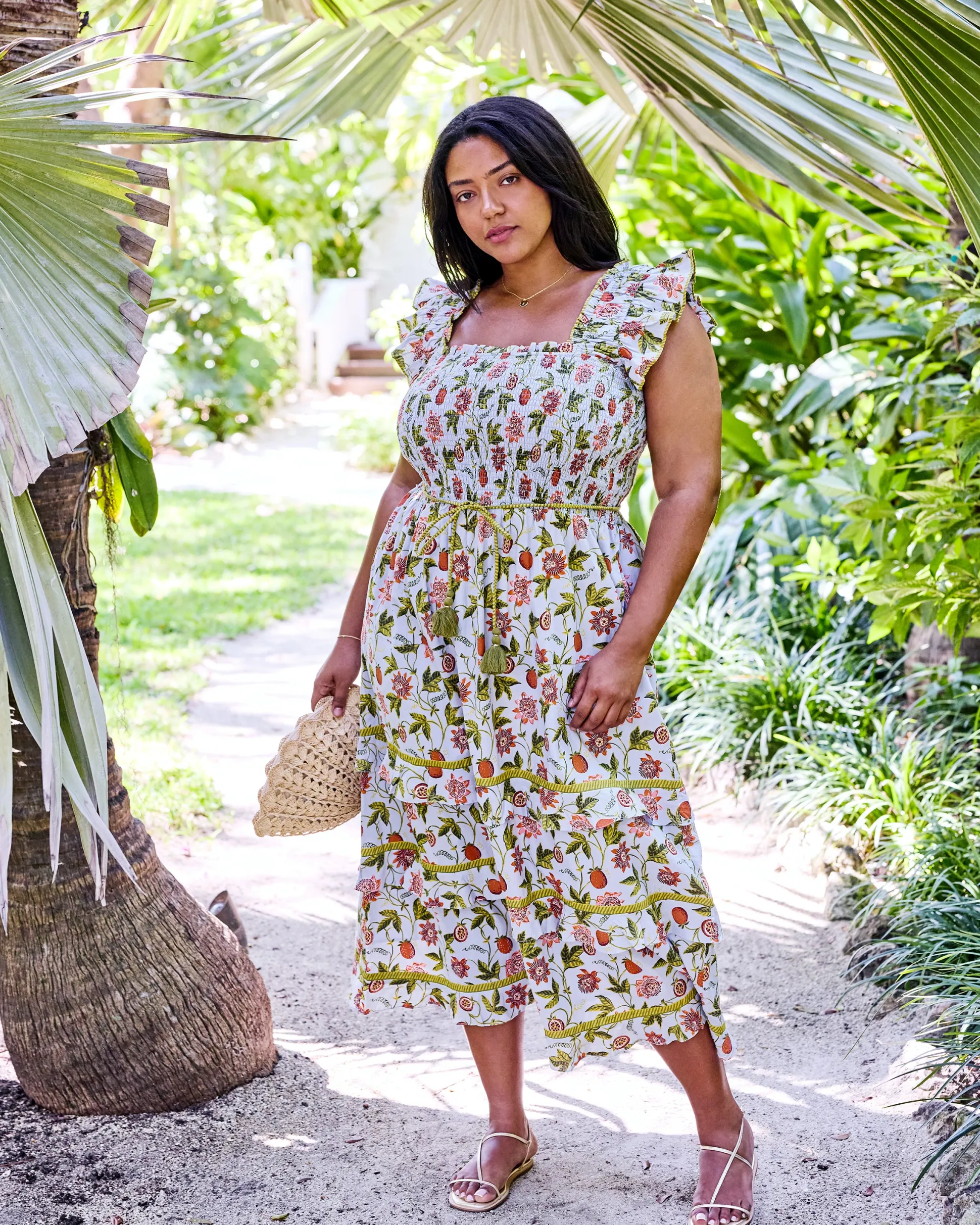 Billie Dress in Passion Vine