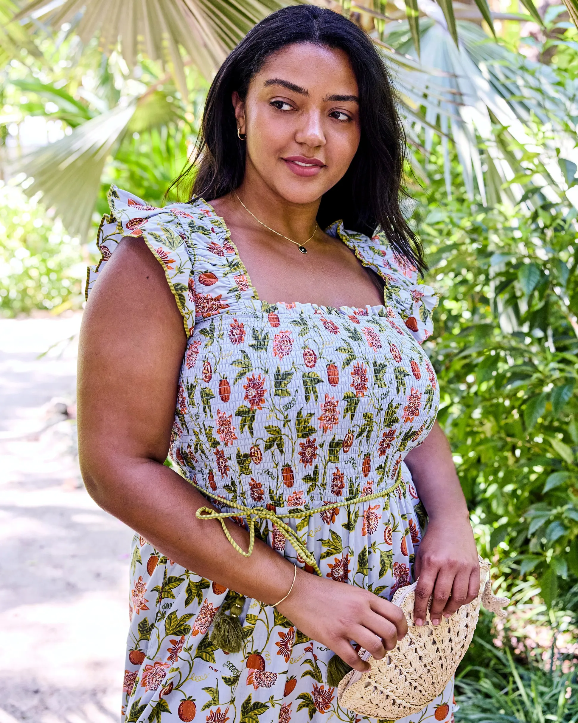 Billie Dress in Passion Vine