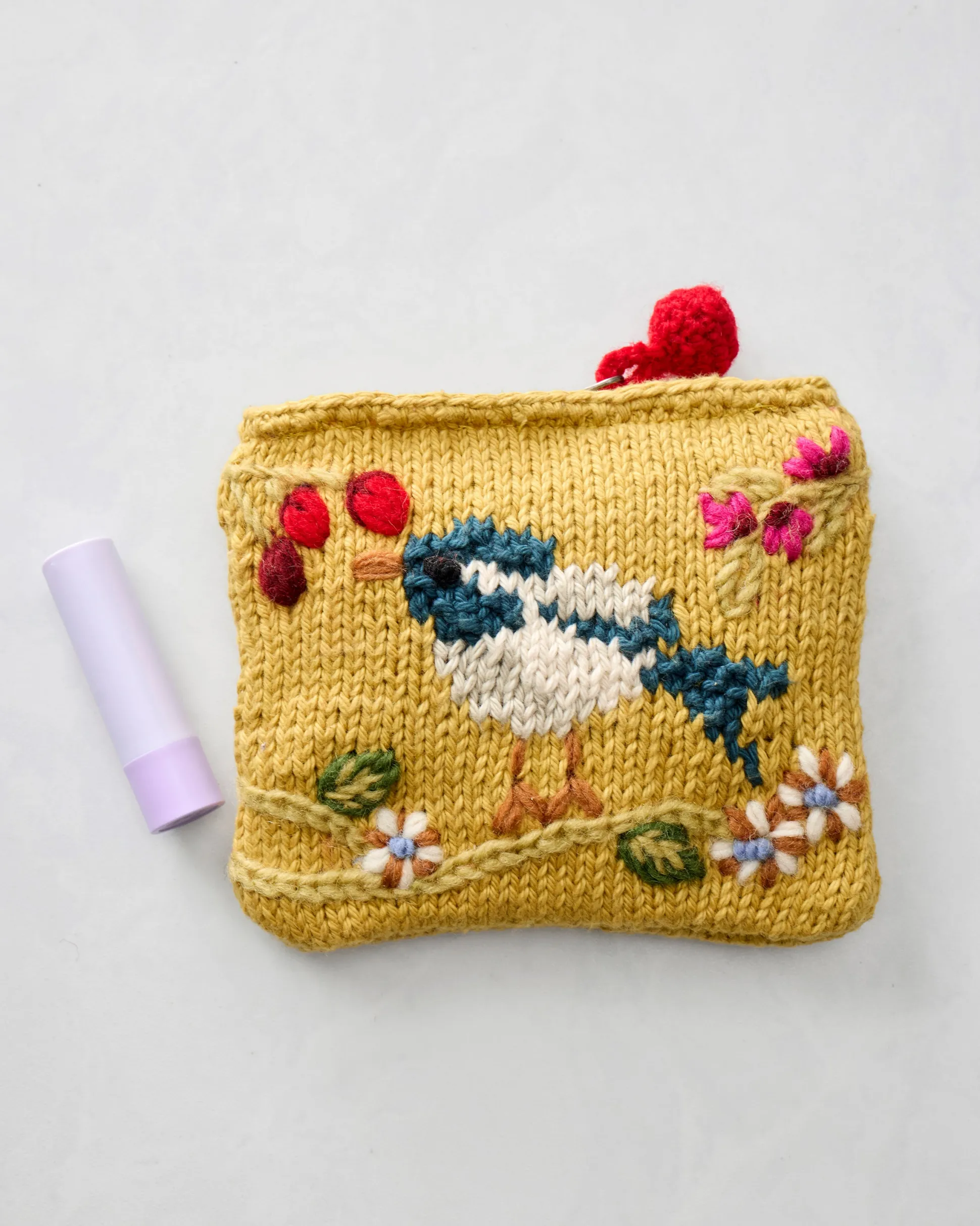 Bird Pouch in Bird & Blossom