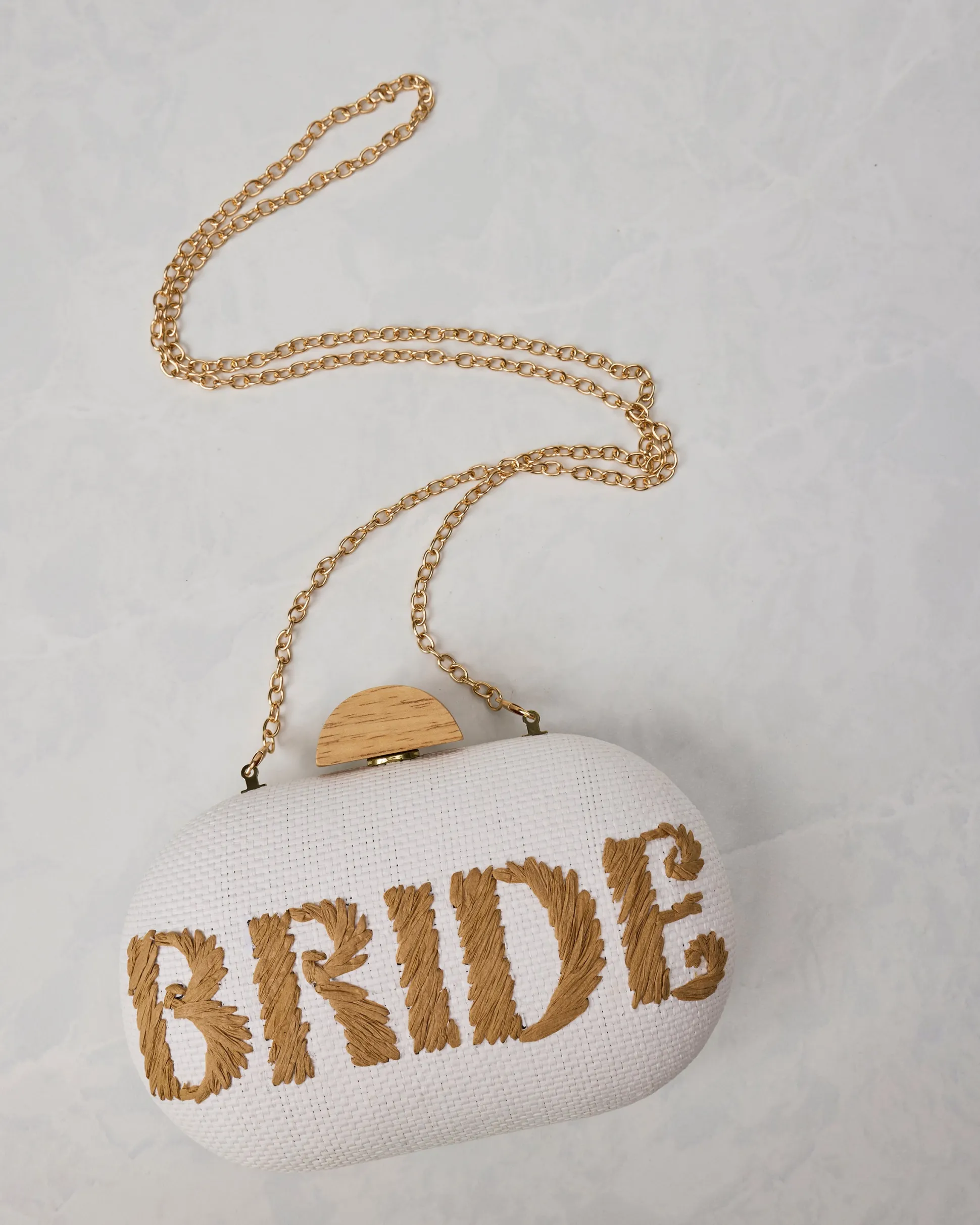 Bride Clutch in White