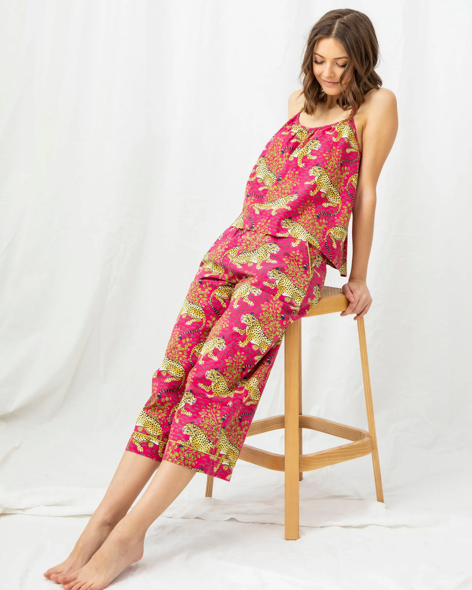 Cami Cropped Set in Bagheera
