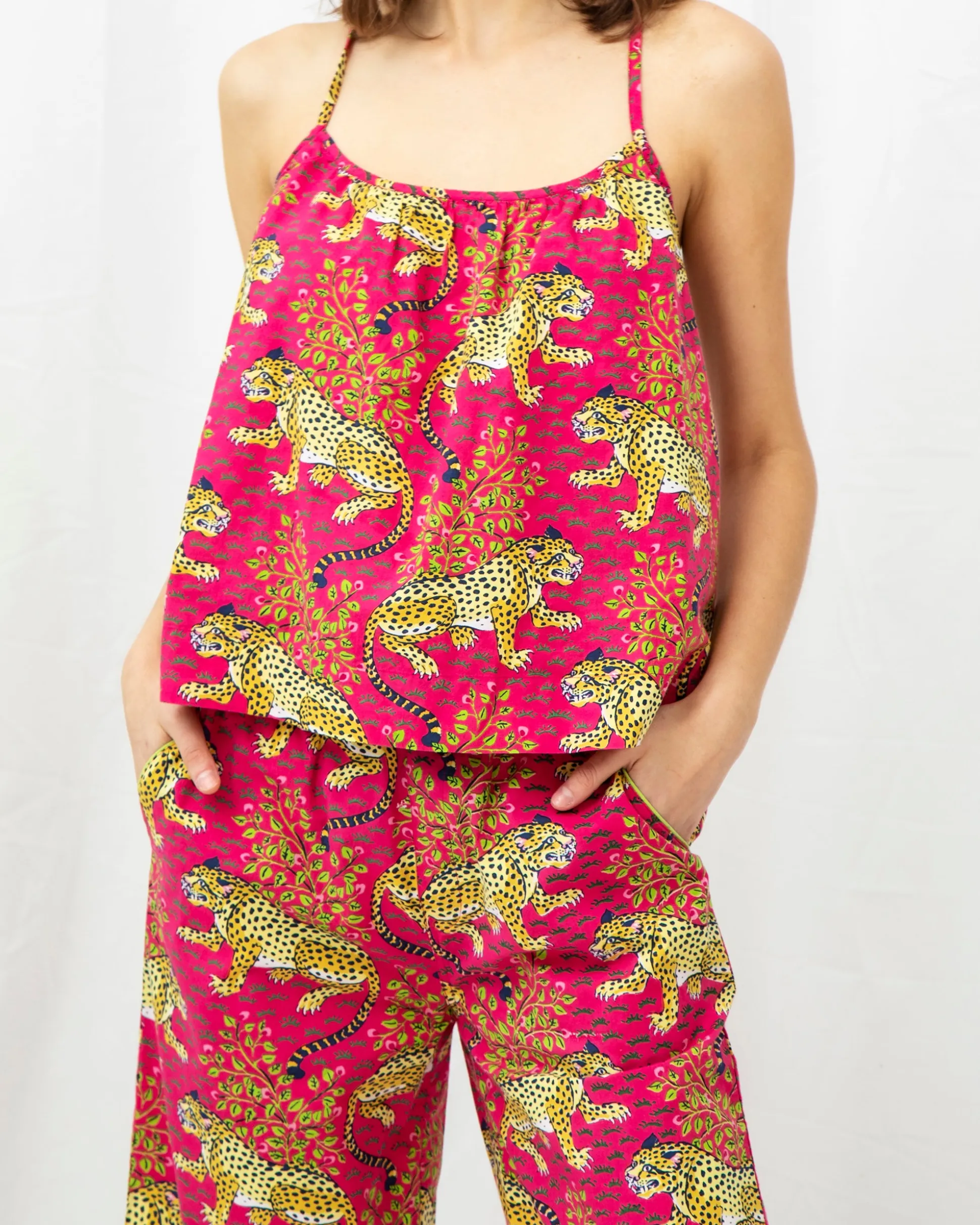 Cami Cropped Set in Bagheera
