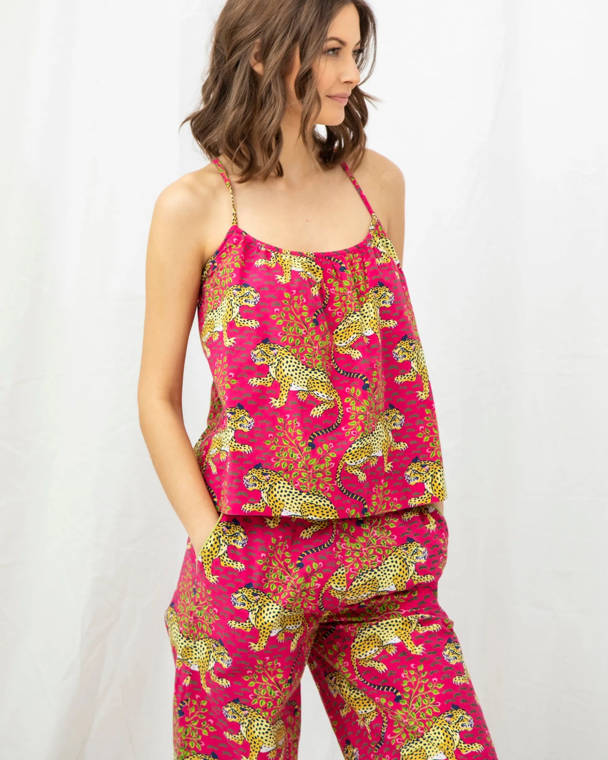 Cami Cropped Set in Bagheera