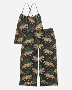 Cami Cropped Set in Bagheera