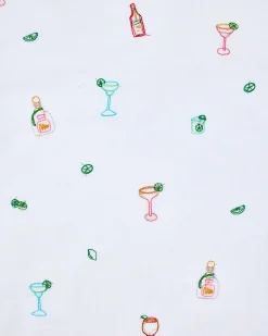 Cami Nightgown in Embroidered Tequila Sunrise