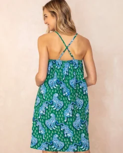 Cami Nightgown in Tiger Queen