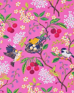 Cami & Ruffle Crop Pants Set in Bird & Blossom