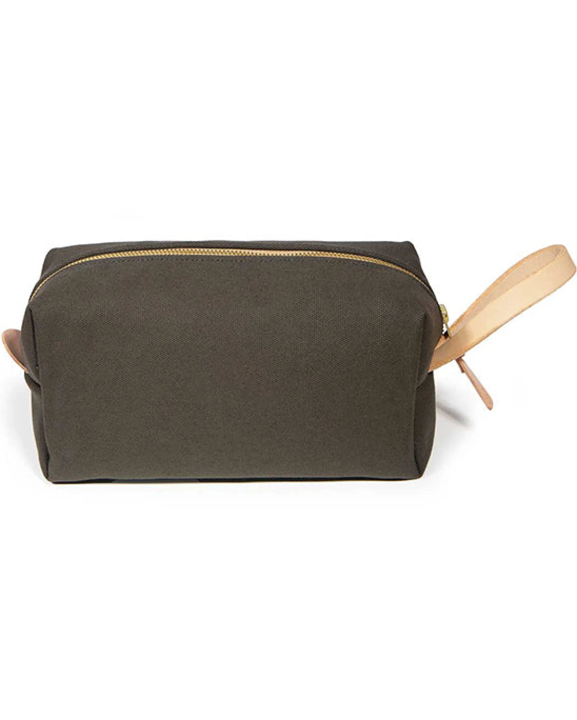 Canvas Travel Kit in Olive